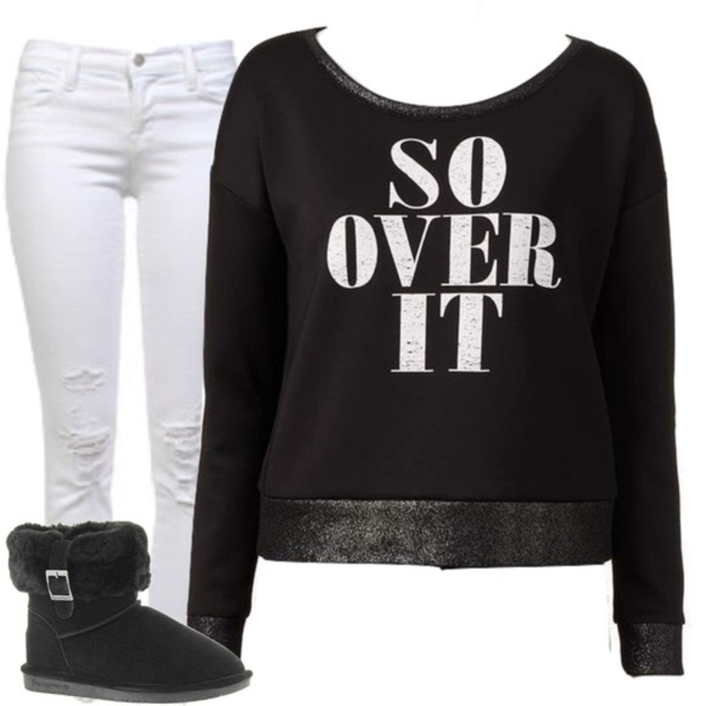 Rock & Republic Pull Over Sweatshirt
